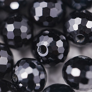 2023 New Arrival 2MM-8MM Natural Loose Moissanite Ball <strong>Beads</strong> <strong>Black</strong> Rosary Facets New Shape Wholesale Price - Product Image 3