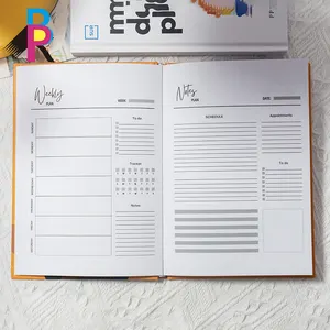 Wholesale custom printing motivational journal mental health journal goal planner journal