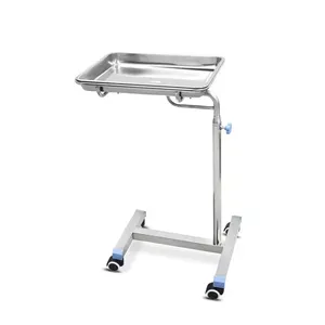 Surgical Instrument Trolley with one shelf Medical Equipment operating Dressing Trolley stainless steel cart for hospital