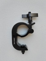 Pince de fixation robuste en aluminium pour truss d'éclairage de scène, capacité 550 lb, compatible avec truss à dégagement rapide de 1,73 à 2,05 pouces, crochet pour truss d'éclairage DJ