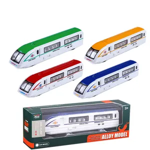 2024 New product Multi-kinds Diecast metal model Alloy return bus high-speed rail Toys For Kids Gifts juguetes para los ninos