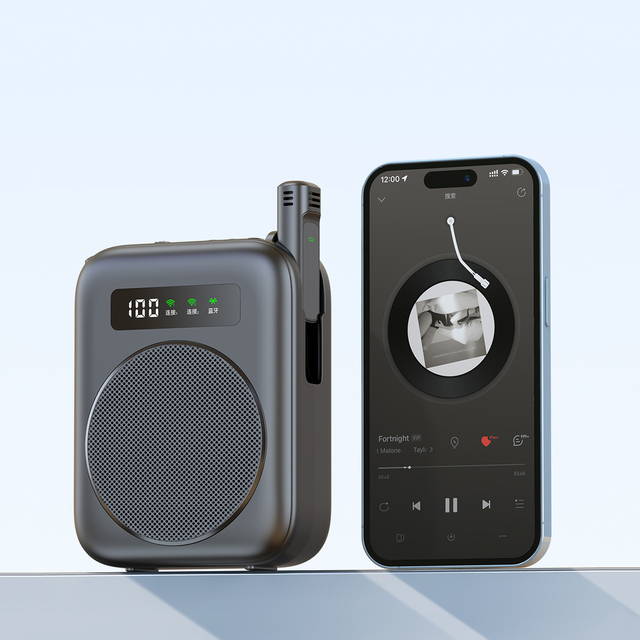 2026 Custom Portable Wireless Surround Sound Speaker for Exercises Outdoor Camp Speaker for Teaching
