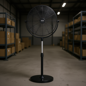 Ventilador de Pedestal Vevor de 20 Pulgadas, Altura Ajustable, 3 Velocidades, Ventilador Industrial para Almacenes, Motor AC, Cuerpo de Plástico - Product Image 2