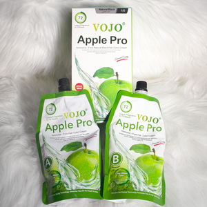 Tinte para el Cabello Negro Manzana <span class=keywords><strong>VOJO</strong></span>, 500 ml * 2, Crema de Tinte para el Cabello con Aroma a Manzana, para Salón Profesional, Marca Privada - Product Image 3