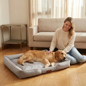 클래식 접이식 소프트 폴리에스터 소형 동물용 침대 - 통기성 휴대용 찢김 방지 - Product Image 4