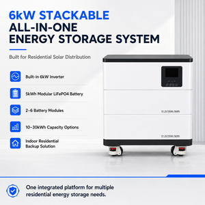 ระบบจัดเก็บพลังงานแสงอาทิตย์แบบ All-in-One ขนาด 6kW 10kWh ถึง 30kWh สำหรับผู้จัดจำหน่าย รุ่น WSC-YJ51100DD แบบต่อพ่วงได้  ประกอบด้วยโมดูลแบตเตอรี่ขนาด 5.12kWh ต่อโมดูล จำนวน C โมดูล - Product Image 5