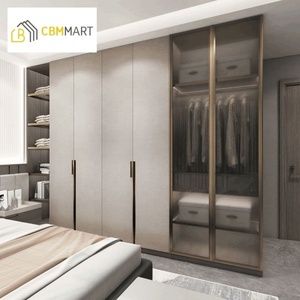 Madera Color Diseño Aluminio Dormitorio Muebles vidrio Armario - Product Image 1
