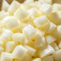 Vente en gros de légumes surgelés Aliments sains Vente en gros de dés d'oignons surgelés en vrac certifiés BRC