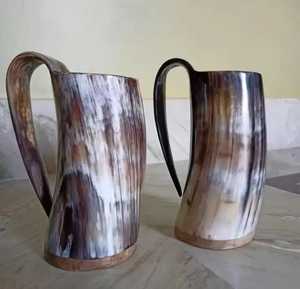 แก้วน้ำทำมือจากเขาควายธรรมชาติ สำหรับดื่มเบียร์ กาแฟ ชา ภาชนะบนโต๊ะอาหารสไตล์เรียบง่าย ใช้ในบ้าน ครัว และเป็นของขวัญ - Product Image 3