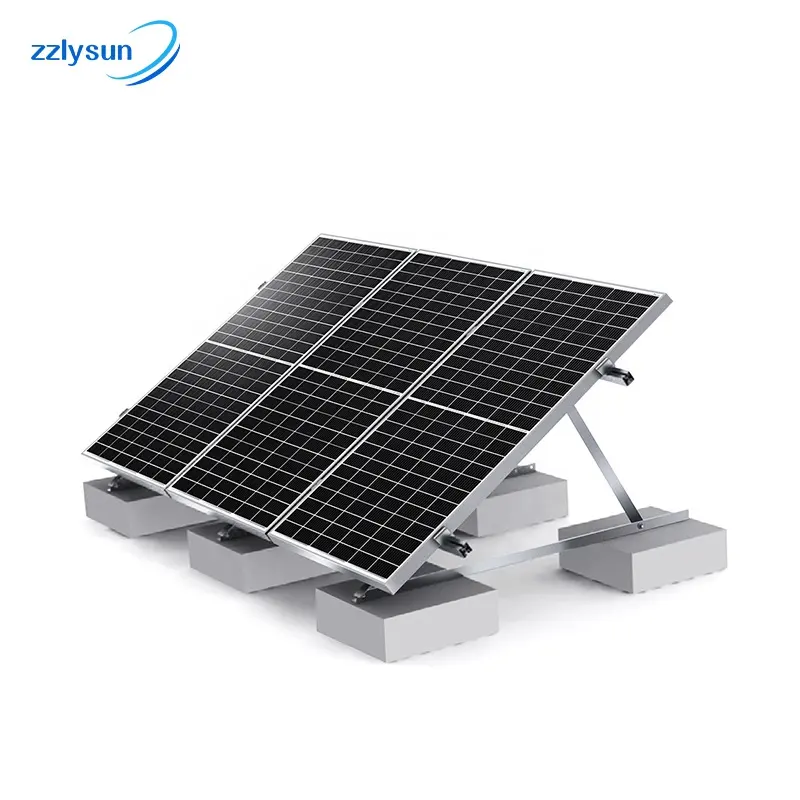 Kit complet de panneau solaire pour système d'alimentation hybride solaire 8Kw pour centrale électrique portable Panneau solaire pour la maison