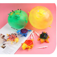 Ballon anti-stress gonflable en forme de dinosaure amusant et original en TPR, modèle CQ-KL, vente directe d'usine pour les jeunes