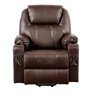 XIHAO Butacas Reclinables Manual Faux Leather American Motion Sofa Recliner Chairs