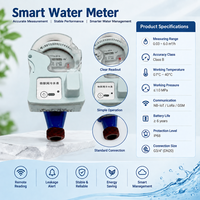 Compteur d'eau intelligent IoT à affichage mécanique, avec écran transparent, pour la surveillance des conduites filetées et la gestion résidentielle