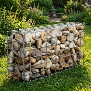 Gabion <span class=keywords><strong>soudé</strong></span> sans rouille <span class=keywords><strong>50x50</strong></span> 50x75 4mm, mur de soutènement en treillis <span class=keywords><strong>soudé</strong></span>, durée de vie de 20 ans - Product Image 1
