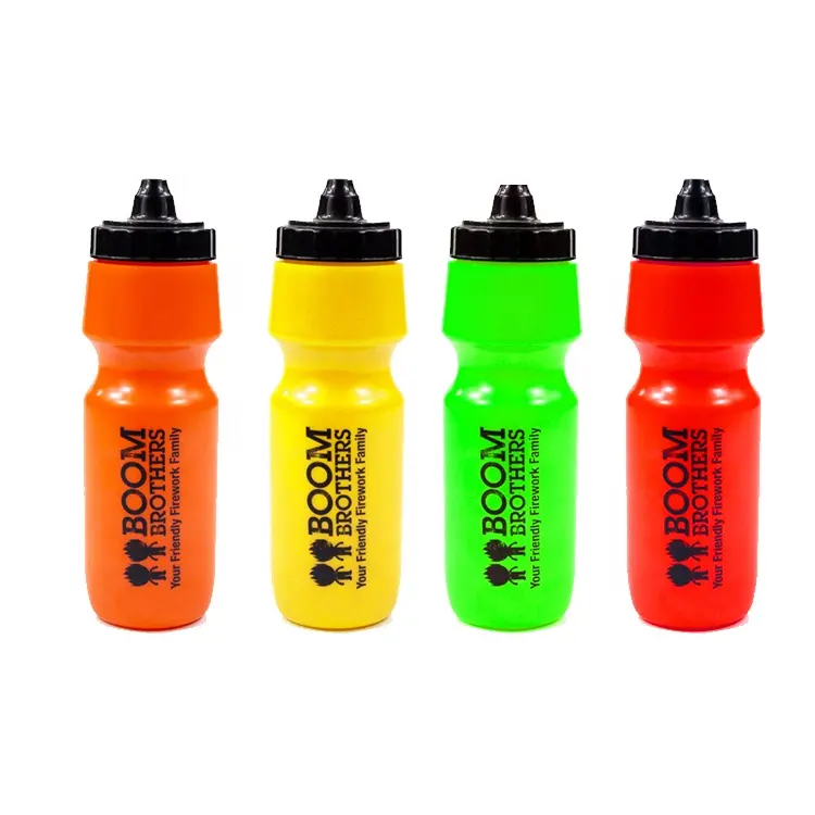 Nieuwe Shenzhen Reclame Bpa Gratis Eco Vriendelijke Promotionele Artikelen Geschenken Met Aangepaste Logo Pe Plastic Sport Water Flessen