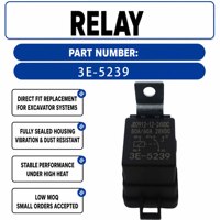 Connecteur de tension 24V, relais 3E-5239 pour chargeuse sur chenilles Caterpillar CAT 973 973C 963C 953C