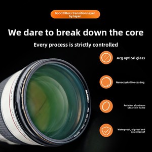 Filtro UV para cámara de vidrio óptico MCUV, ultra transmisivo, de baja reflexión, marco de aluminio de aviación ultrafino - Product Image 4