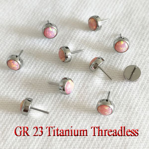 [TH-020] Super qualité GR 23 titane sans fil accessoires de remplacement haut Labret corps pièces bijoux pièces vente en gros - Product Image 1