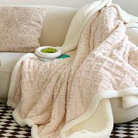 Jeté en polaire sherpa double face en taffetas 100% polyester écologique pour toutes les saisons, pour la maison, les voyages, lavable en machine, extra