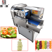 Industriële automatische groentesnijmachine, uiensnijmachine, snijmachine, groentebak snijmachine