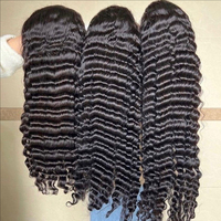 Peluca de Cabello Humano Vietnamita Virgen con Encaje Frontal HD 13x4 sin Pegamento, Ondas Profundas y Rizadas, Precio Económico, Alta Calidad, Venta al por Mayor