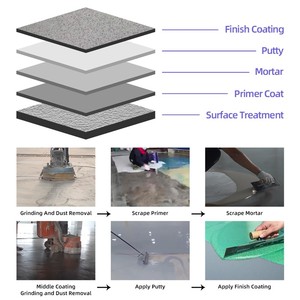 Peinture époxy colorée pour sols, vente chaude, directement de l'usine, revêtement antidérapant robuste et sans joint pour garages et parkings - Product Image 5