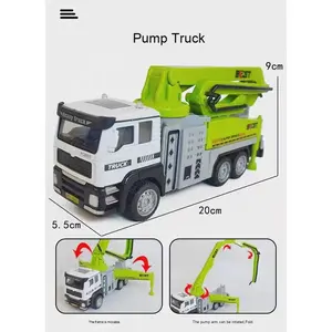 Set <span class=keywords><strong>de</strong></span> Vehículos <span class=keywords><strong>de</strong></span> Ingeniería <span class=keywords><strong>de</strong></span> Aleación para Niños, Camión Mezclador <span class=keywords><strong>de</strong></span> Inercia, Camión <span class=keywords><strong>Cisterna</strong></span> <span class=keywords><strong>de</strong></span> Aceite, Camión Bomba <span class=keywords><strong>de</strong></span> <span class=keywords><strong>Agua</strong></span> para Bebés, Modelo <span class=keywords><strong>de</strong></span> Camión Volquete para Niños - Product Image 4