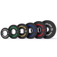 Pare-chocs gym 1.25 kg 1kg 2kg 5 kg changement de couleur powerlifting poids plaques partielles