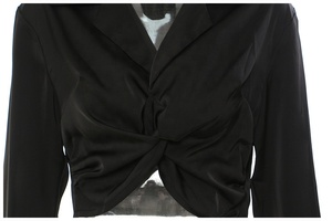 OUDINA Francés Irregular <span class=keywords><strong>Con</strong></span> Pajarita De <span class=keywords><strong>Flores</strong></span> Camisa Casual <span class=keywords><strong>Blusa</strong></span> y Tops Blusas De Mujer Camisas - Product Image 5