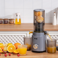 Stilte, professionele, heavy-duty, zelfreinigende slowjuicer voor het maken van sap van hele groenten en fruit.