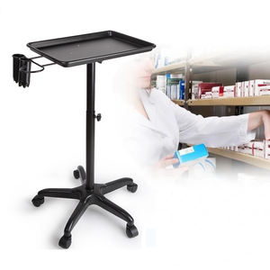 Carrito de Peluquería Metálico para Salón de Belleza, Herramientas de Spa, Bandeja de Aluminio Ajustable, Venta al Por Mayor - Product Image 1