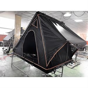 A Rooftop <b>Tent</b> with <b>Waterproof</b> Oxford & Aluminium Frame Hard Top Roof Ladder Accessory for 2-4 Persons Outdoor Car <b>Tent</b> - Product Image 3