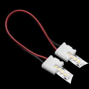 Connecteur pour bande LED 10 mm, câble de 15 cm, sachet de 2 unités ; idéal pour relier les bandes LED et faciliter les installations. - Product Image 1