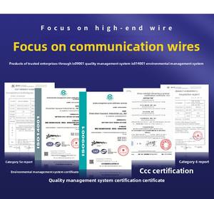 Sortie d'usine 305m Cat5e cuivre câble réseau Internet <span class=keywords><strong>4</strong></span>-2 <span class=keywords><strong>paires</strong></span> FTP/UTP intérieur Cat5/Cat6 LAN fil PVC pour extérieur cuivre nu - Product Image 6