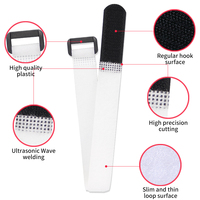 Durable écologique pour les attaches Logo personnalisé Nylon crochet et boucle serre-câble avec boucle USB en plastique multi-usages
