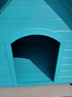 Abri pour animaux de compagnie en plastique HIPS, style bois, pour extérieur, chambre à coucher, mignon, cage en plastique, maison, chaise Adirondack en plastique