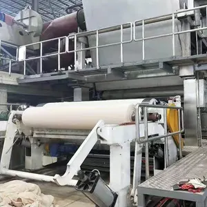 China Manufacturer 1575 1880 3-5 Tons Capacity Waste Paper Recycling Pulping Toilet Tissue Paper Moulding Making Machine Price