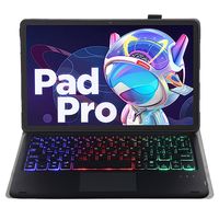 Casing Kulit Keyboard Dapat Dilepas untuk Lenovo Xiaoxin Pad Pro 2022 11.2 Inci TPU Shell dengan Lampu Latar Tiga Warna Sentuh