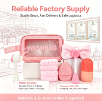 Kit d'outils de beauté : Éponge de soin, applicateur de maquillage, masque nettoyant facial, pochette de rangement rafraîchissante – OEM ODM, logo personnalisé, direct usine