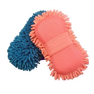 Esponja de Lavado de Autos de Chenilla de Alta Densidad de 8 Pulgadas, Esponja de Limpieza de Autos Extra Grande, Embalaje en Cartón, Venta Directa de Fábrica - Product Image 1