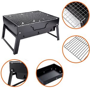 Barbecue pliable portable en acier inoxydable pour camping et extérieur, four à griller pliable, ustensiles de barbecue - Product Image 4