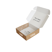 Offre Spéciale : Boîtes d'expédition pliables en carton ondulé biodégradable personnalisées pour cosmétiques, vernis à ongles, huiles, sérums de soin et perruques
