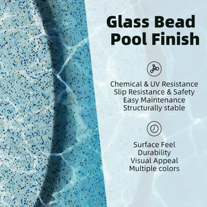 Matériaux de plâtre pour <span class=keywords><strong>piscine</strong></span> en gros, revêtement de <span class=keywords><strong>piscine</strong></span> en perles de verre pour entrepreneurs, finition en agrégats apparents, approvisionnement en vrac - Product Image 2