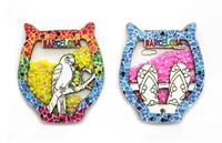 Nouvelles Boîtes Magnétiques en Acrylique pour Réfrigérateur, Design Animaux Marins, Réutilisables, Personnalisables (Couleur et Forme), Remplies de Sable, Autocollants Magnétiques Souvenirs