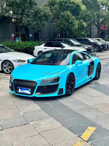 Nuevo Kit de Carrocería Personalizable de Fibra de Carbono/Fibra de Resina para Audi R8 2006-2015, Parachoques Delanteros/Traseros y Alerones en Negro Mate/Imprimado - Product Image 2