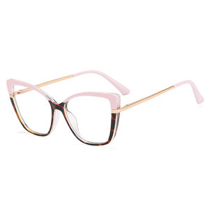 95276 Fashion Cat Eye occhiali da vista luce blu blocco Gafas belle donne occhiali cornice oculos cornice in vetro - Product Image 4