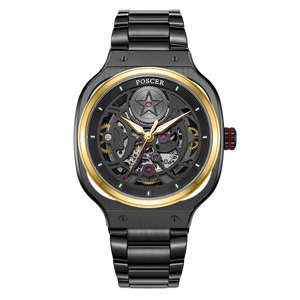 Reloj mecánico con esfera de esqueleto de 36mm de lujo para hombre 2025 con logotipo personalizado de súper alta calidad y movimiento automático ETA - Product Image 5