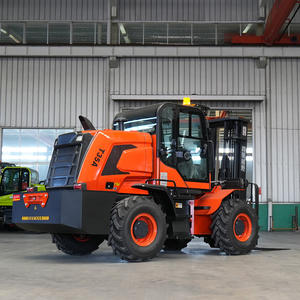 רב תכליתי CE EPA 3 טון 3.5 טון 5 טון 6 טון 4X4 דיזל 4WD מלגזת שטח מפרקית כל מלגזות שטח גס למכירה - Product Image 3