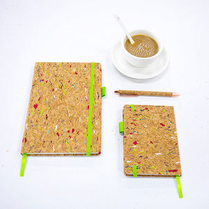 Personalizado Barato A5 cubierta <span class=keywords><strong>de</strong></span> corcho Agenda planificador diario cuaderno para la escuela Material PP carpeta <span class=keywords><strong>de</strong></span> anillas y costura <span class=keywords><strong>de</strong></span> sillín - Product Image 3