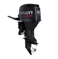 Moteur hors-bord stable de 20 CV à 4 temps, 362 cm³, bicylindre, essence, moteur marin à faibles vibrations pour une navigation confortable